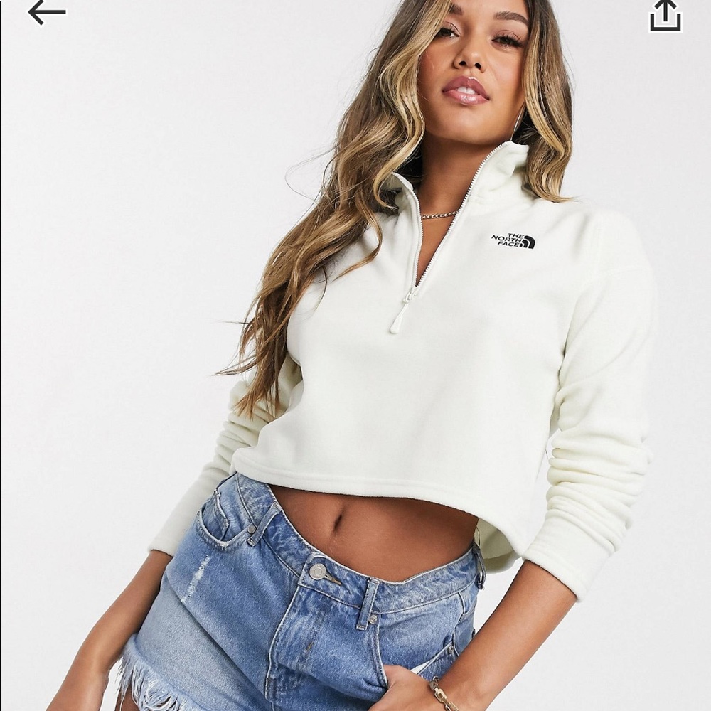 North Face 100 Glacier Cropped Fleece